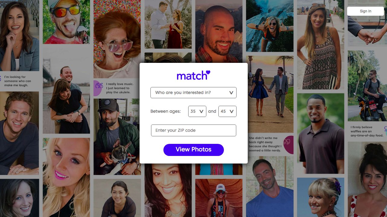 main page Match.com