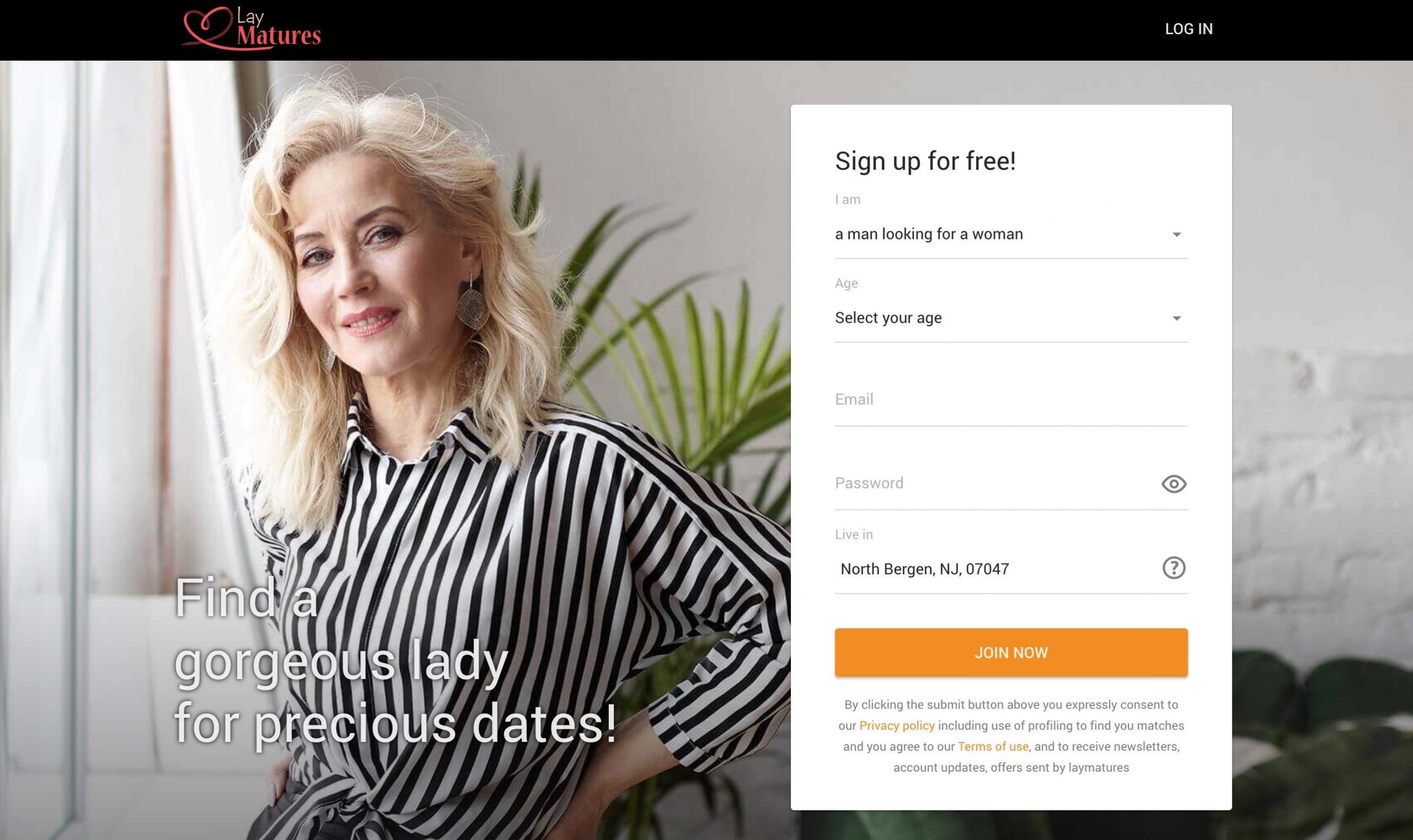 Laymatures main page